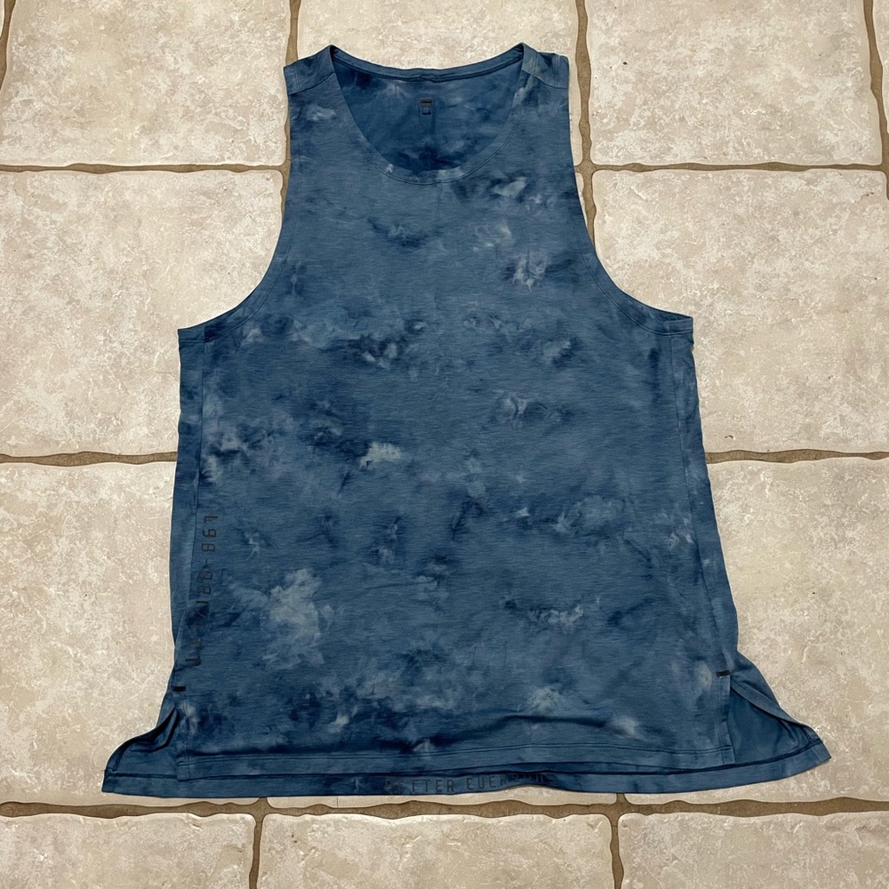 Lululemon Always Agile tank top blue size XL